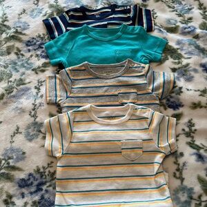 Carter's Blue Short Sleeve Tees